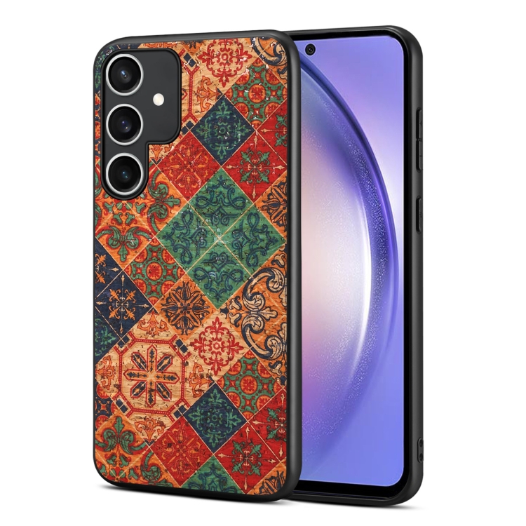 

For Samsung Galaxy A54 5G Four Seasons Flower Language Series TPU Phone Case(Winter Blue)