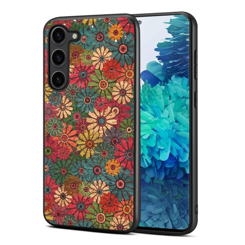 

For Samsung Galaxy S20 FE Four Seasons Flower Language Series TPU Phone Case(Spring Green)