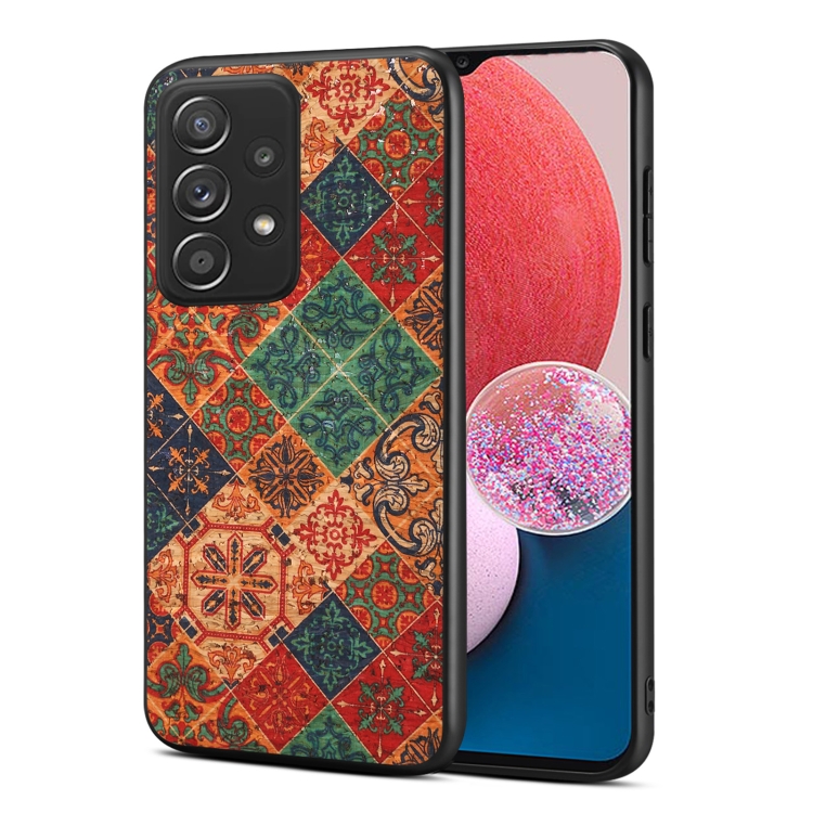

For Samsung Galaxy A13 Four Seasons Flower Language Series TPU Phone Case(Winter Blue)