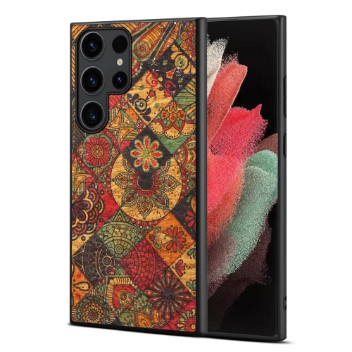 

For Samsung Galaxy S21 Ultra 5G Four Seasons Flower Language Series TPU Phone Case(Autumn Yellow)