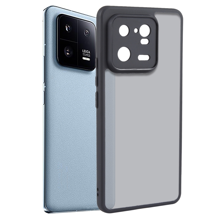 

For Xiaomi 13 Pro Fine Pore Matte Black TPU + PC Phone Case