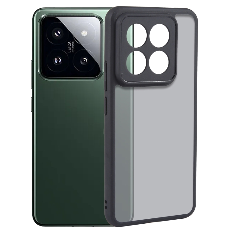 

For Xiaomi 14 Pro Fine Pore Matte Black TPU + PC Phone Case
