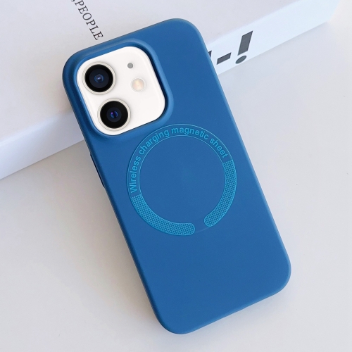 

For iPhone 11 MagSafe Magnetic Liquid Silicone Phone Case(Sea Blue)
