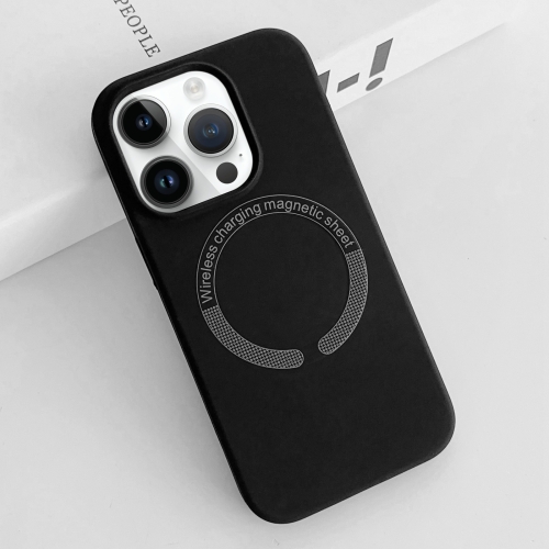 

For iPhone 14 Pro MagSafe Magnetic Liquid Silicone Phone Case(Dark Blue)