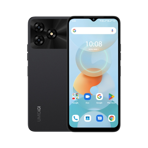 [HK Warehouse] UMIDIGI G5A, 4GB+64GB, Face ID & Side Fingerprint Identification, 6.52 inch Android 13 MTK Helio A22 Octa Core, Network: 4G(Graphite...