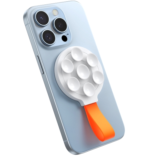 JOYROOM JR-ZS393 Support de téléphone magnétique à ventouse (blanc orange)