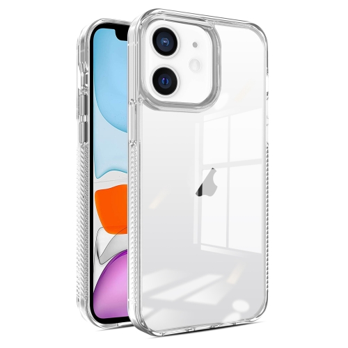 

For iPhone 11 2.5mm Anti-slip Clear Acrylic Hybrid TPU Phone Case(Transparent)