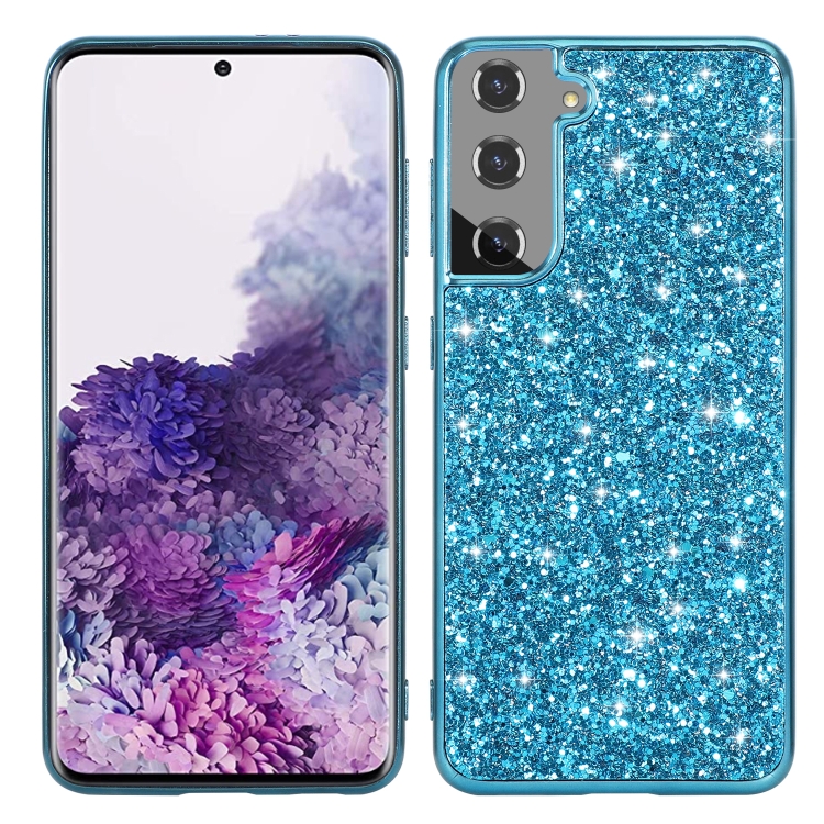 

For Samsung Galaxy S24 5G Glitter Powder TPU Phone Case(Blue)