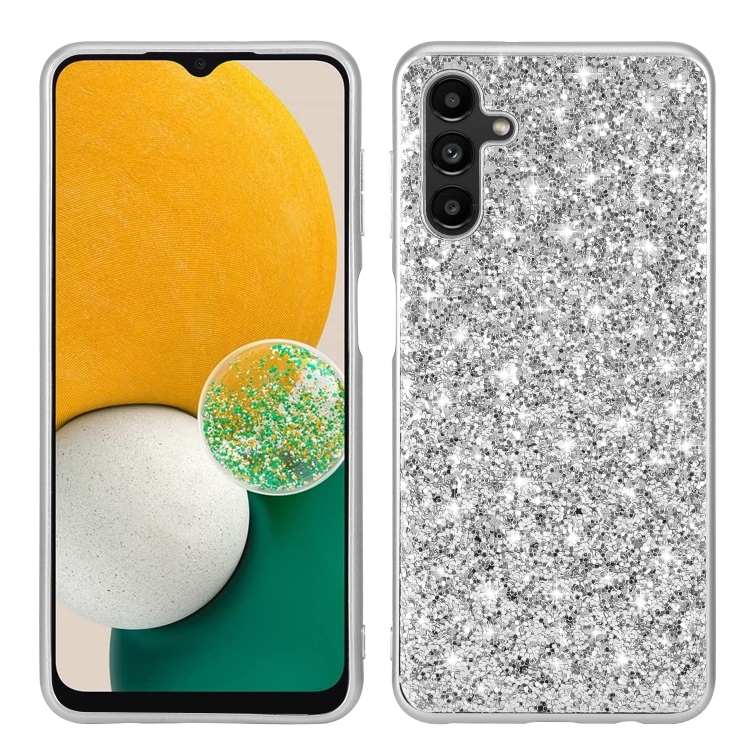 

For Samsung Galaxy A15 5G Glitter Powder TPU Phone Case(Silver)