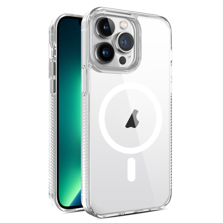 

For iPhone 13 Pro Max 2.5mm MagSafe Acrylic Hybrid TPU Phone Case(Transparent)