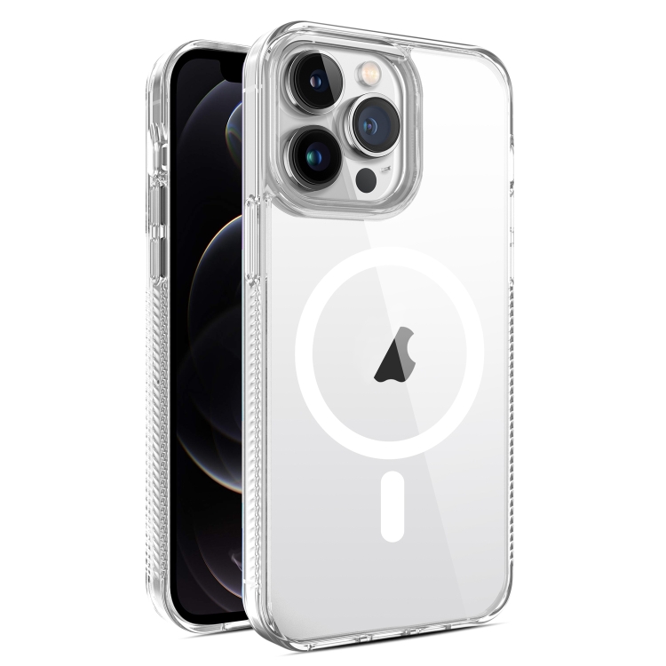 

For iPhone 12 Pro Max 2.5mm MagSafe Acrylic Hybrid TPU Phone Case(Transparent)