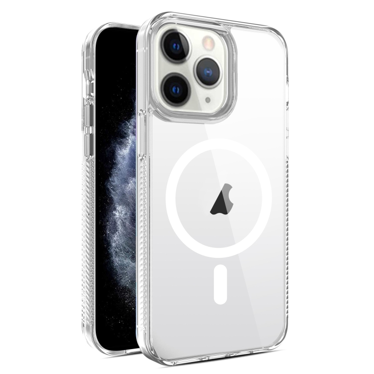 

For iPhone 11 Pro 2.5mm MagSafe Acrylic Hybrid TPU Phone Case(Transparent)