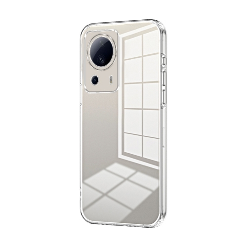 

For Xiaomi Civi 2 / 13 Lite Transparent Plating Fine Hole Phone Case(Transparent)