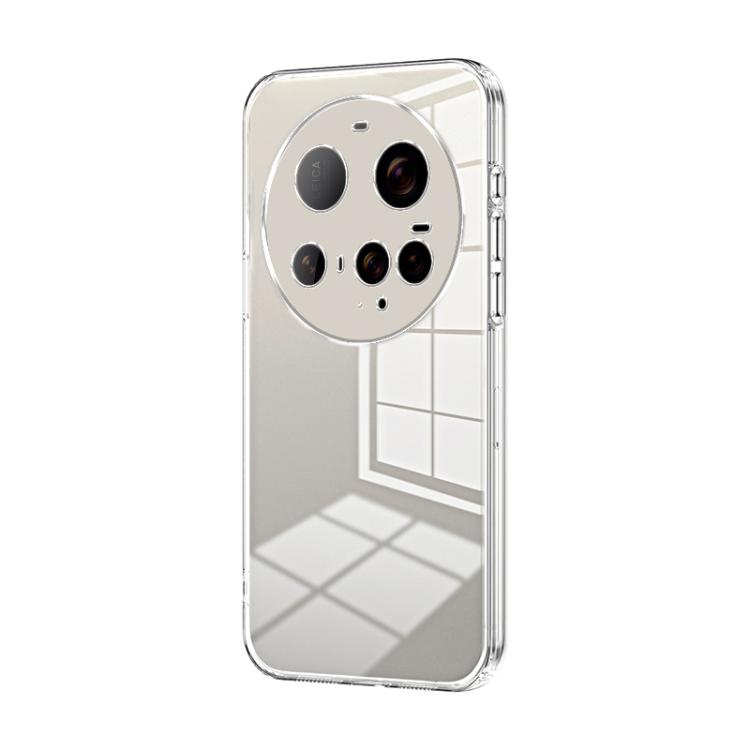 

For Xiaomi 15 Ultra Transparent Plating Fine Hole Phone Case(Transparent)