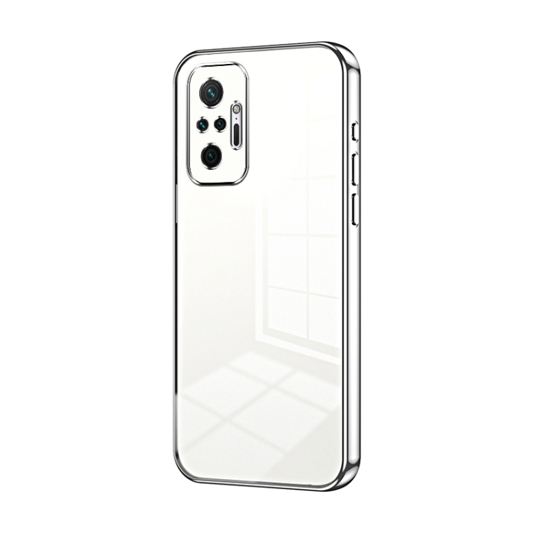For Xiaomi Redmi Note 10 Pro/10 Pro Max Transparent Plating Fine