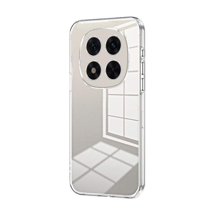 

For Xiaomi Redmi Note 14 Pro 5G Transparent Plating Fine Hole Phone Case(Transparent)