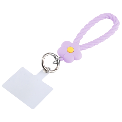 

Universal Phone Flower Lanyard(Purple)