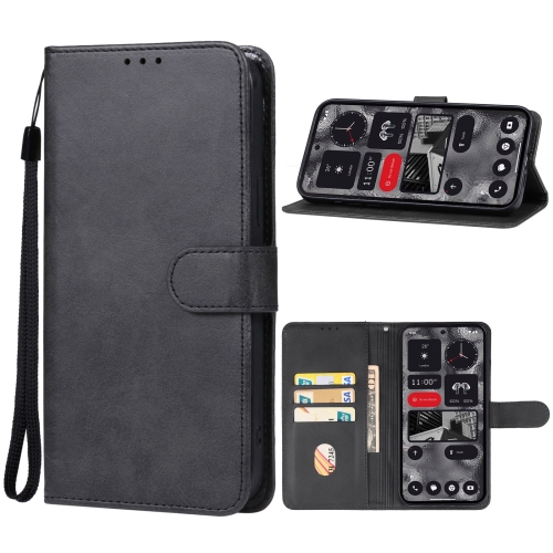 

For Nothing Phone 2a Leather Phone Case(Black)