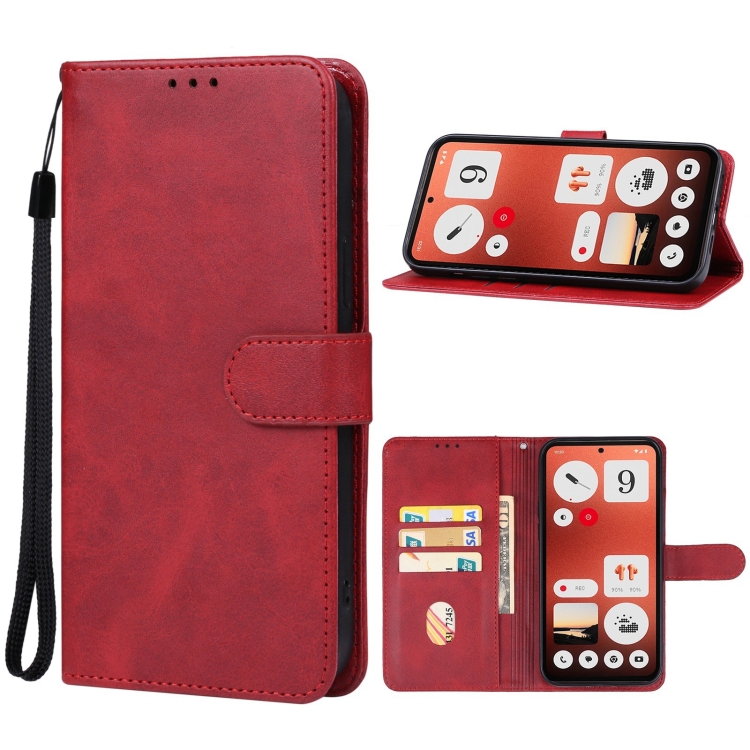 

For Nothing CMF Phone 1 Leather Phone Case(Red)