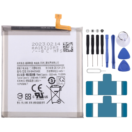 

For Samsung Galaxy A40 SM-A405F Battery Replacement EB-BA405ABE 3100mAh