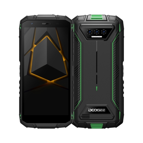 

[HK Warehouse] DOOGEE S41 Plus, 4GB+128GB, Side Fingerprint, 5.5 inch Android 13 Spreadtrum T606 Octa Core 1.6GHz, Network: 4G, OTG, NFC, Support Google Pay(Green)