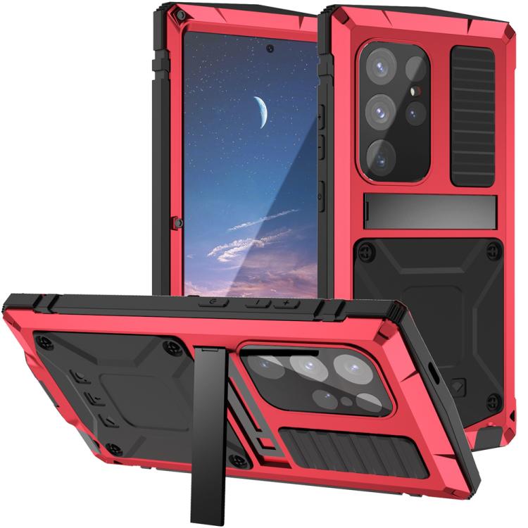 

For Samsung Galaxy S25 Ultra 5G R-JUST Life Waterproof Dustproof Shockproof Phone Case(Red)