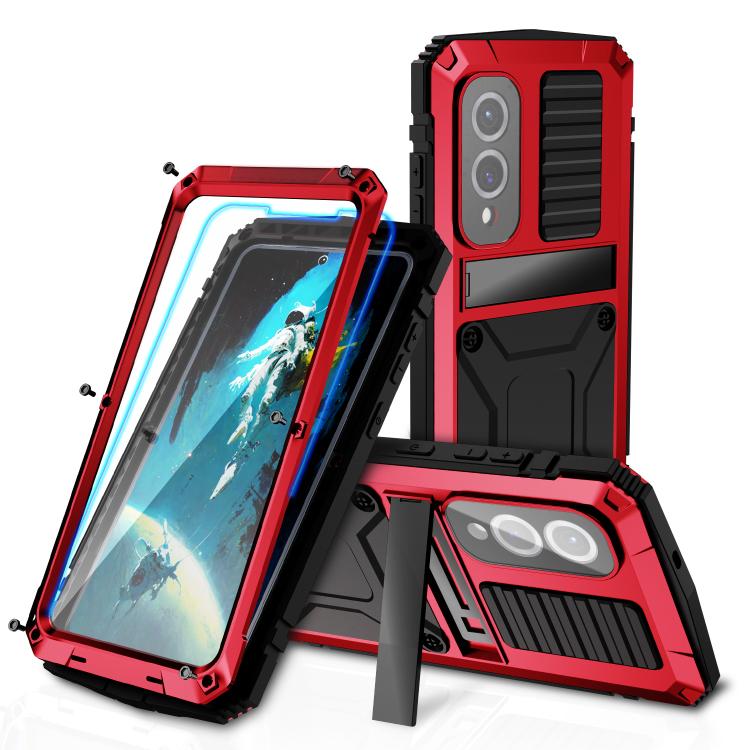 

For Samsung Galaxy S25 Edge 5G R-JUST Life Waterproof Dustproof Shockproof Phone Case(Red)