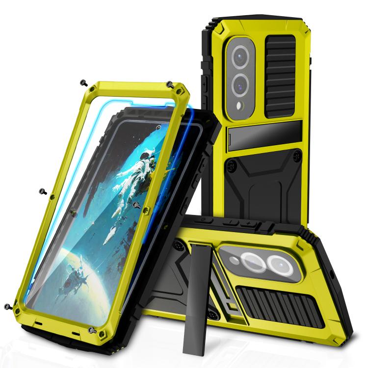 

For Samsung Galaxy S25 Edge 5G R-JUST Life Waterproof Dustproof Shockproof Phone Case(Yellow)