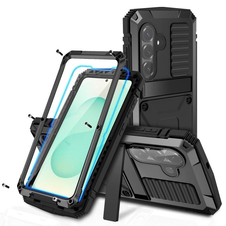 

For Samsung Galaxy S26+ 5G R-JUST Life Waterproof Dustproof Shockproof Phone Case(Black)