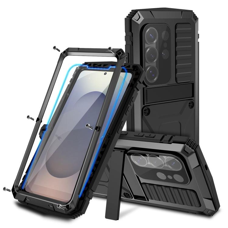 

For Samsung Galaxy S26 Ultra 5G R-JUST Life Waterproof Dustproof Shockproof Phone Case(Black)