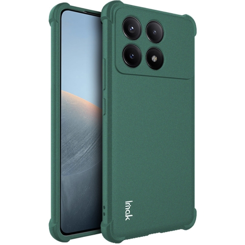 

For Xiaomi Redmi K70 5G / K70 Pro 5G imak Shockproof Airbag TPU Phone Case(Matte Green)