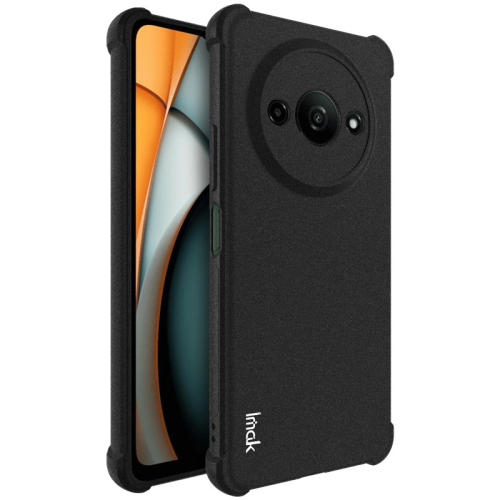 

For Xiaomi Redmi A3 4G imak Shockproof Airbag TPU Phone Case(Matte Black)