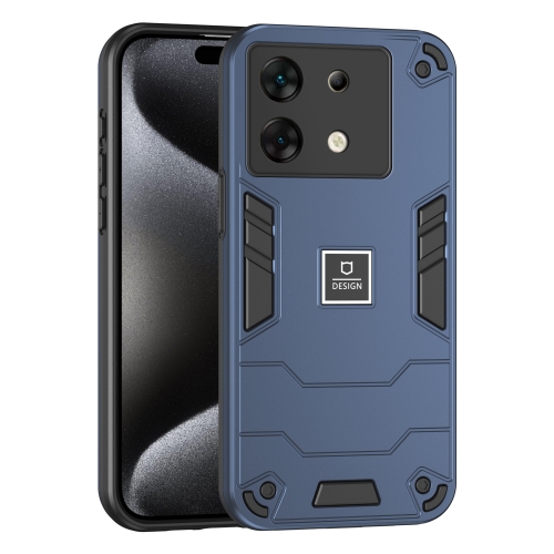 

For Infinix Zero 30 2 in 1 Shockproof Phone Case(Blue)