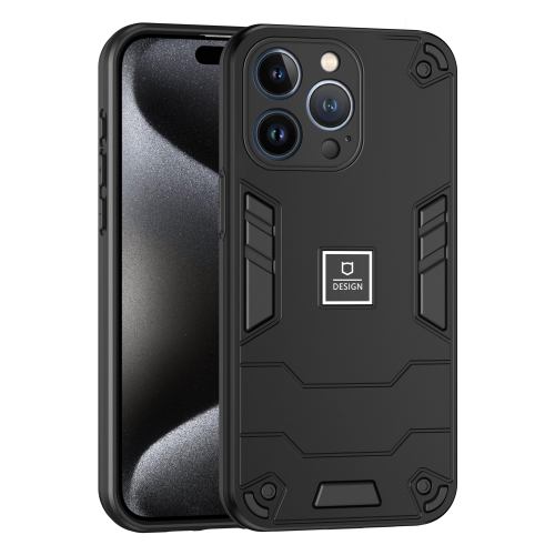 

For iPhone 13 Pro Max 2 in 1 Shockproof Phone Case(Black)