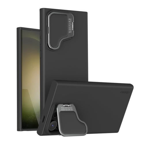 

For Samsung Galaxy S24 Ultra 5G NILLKIN CamShield Prop MagSafe Liquid Silicone Phone Case(Black)