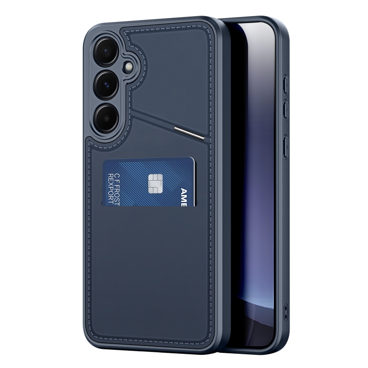 

For Samsung Galaxy S25+ 5G DUX DUCIS Rafi II Series MagSafe Magnetic Holder RFID Phone Case(Blue)