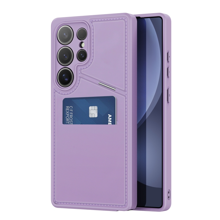 

For Samsung Galaxy S25 Ultra 5G DUX DUCIS Rafi II Series MagSafe Magnetic Holder RFID Phone Case(Purple)