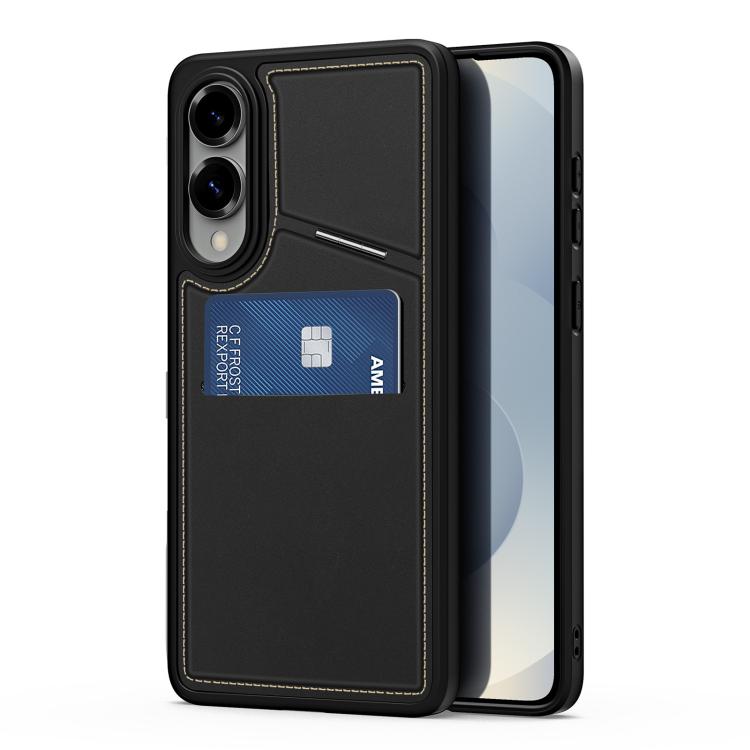 

For Samsung Galaxy S25 Edge 5G DUX DUCIS Rafi II Series MagSafe Magnetic Holder RFID Phone Case(Black)