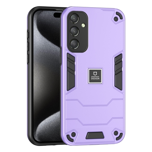 

For Samsung Galaxy A25 EU Version 1.62 2 in 1 Shockproof Phone Case(Purple)