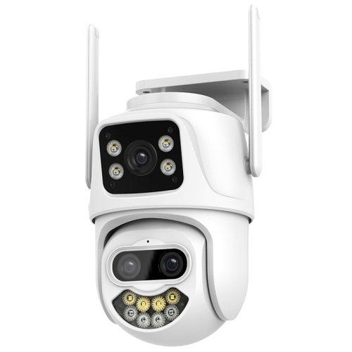 QX102 3MP WiFi Triple Camera Supports Two-way Voice Intercom & Infrared Night Vision(AU Plug)