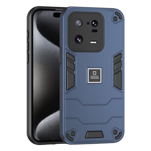 

For Xiaomi 13 Pro 2 in 1 Shockproof Phone Case(Blue)