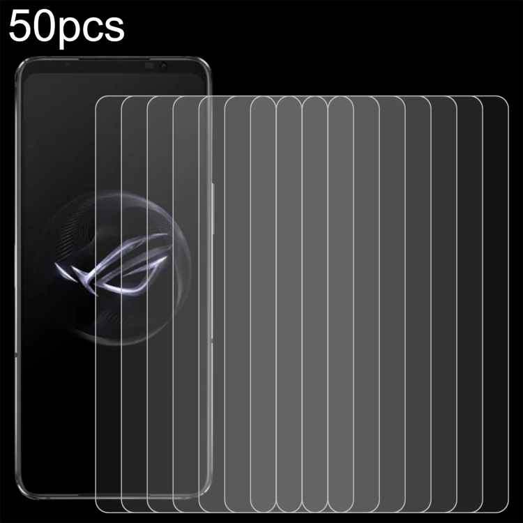 

For Asus ROG Phone 8 Pro 50pcs 0.26mm 9H 2.5D Tempered Glass Film
