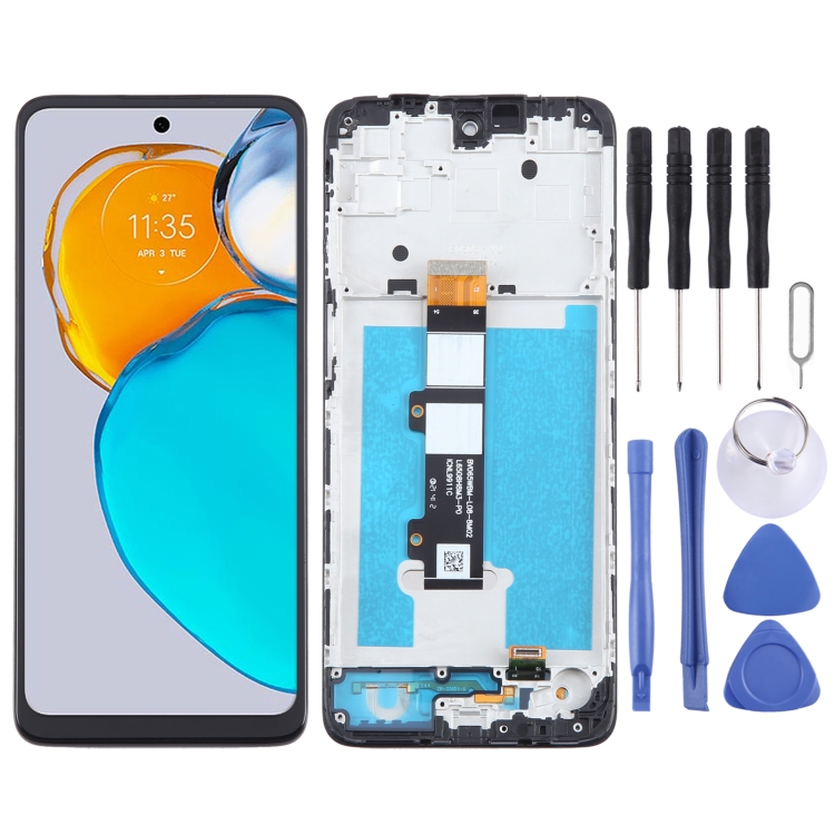 

For Motorola Moto E32S OEM LCD Screen Digitizer Full Assembly with Frame