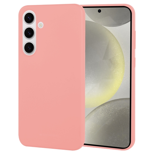 

For Samsung Galaxy S24 5G GOOSPERY SOFT FEELING Liquid TPU Soft Phone Case(Pink)