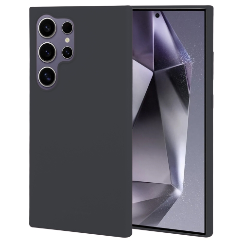 

For Samsung Galaxy S24 Ultra 5G GOOSPERY SOFT FEELING Liquid TPU Soft Phone Case(Black)