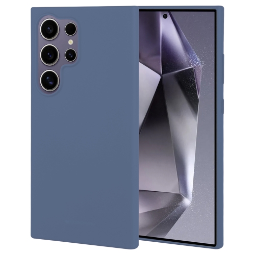 

For Samsung Galaxy S24 Ultra 5G GOOSPERY SOFT FEELING Liquid TPU Soft Phone Case(Dark Blue)