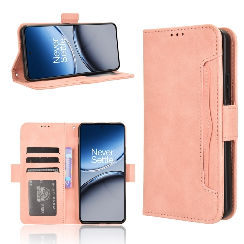 

For OnePlus Nord 4 5G Skin Feel Calf Texture Card Slots Leather Phone Case(Pink)