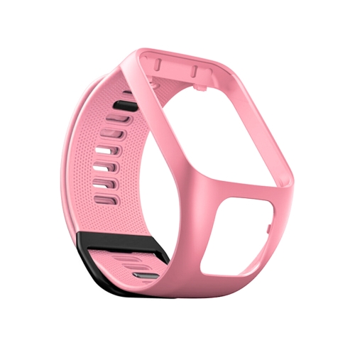 

For Tomtom 2 / 3 Universal Silicone Watch Band(Pink)
