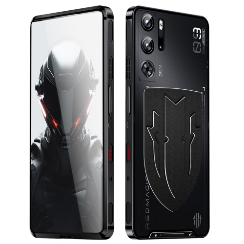 

For ZTE nubia Red Magic 9 Pro Metal Cooling Phone Case(Black)