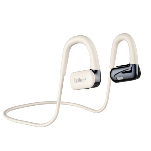 Hileo Hi77 TWS Waterproof Noise Reduction Sports Bluetooth Earphone(White) lenovo lp6 pro bluetooth 5 3 led digital display hifi wireless bluetooth earphone white